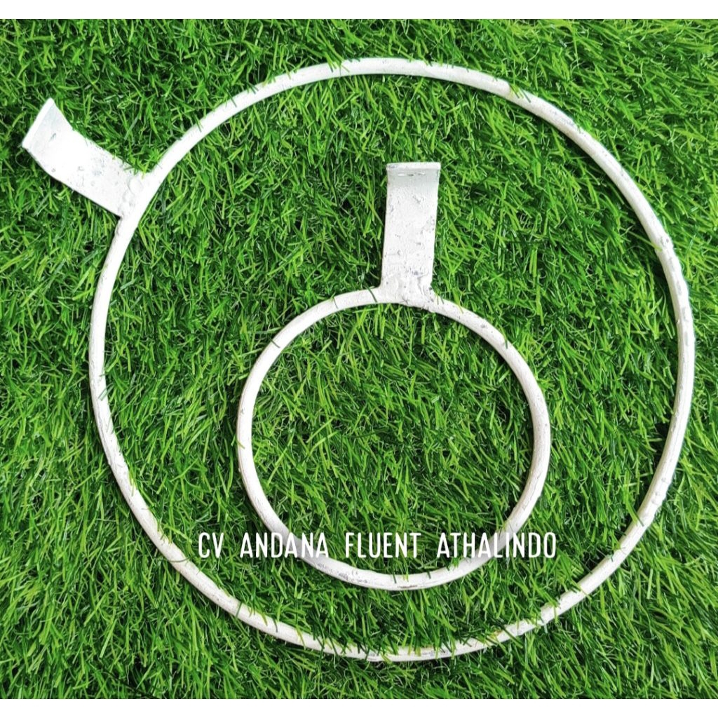 ring pot besi kuat holder pot 20cm dll tempat pot tempat bola holder bola