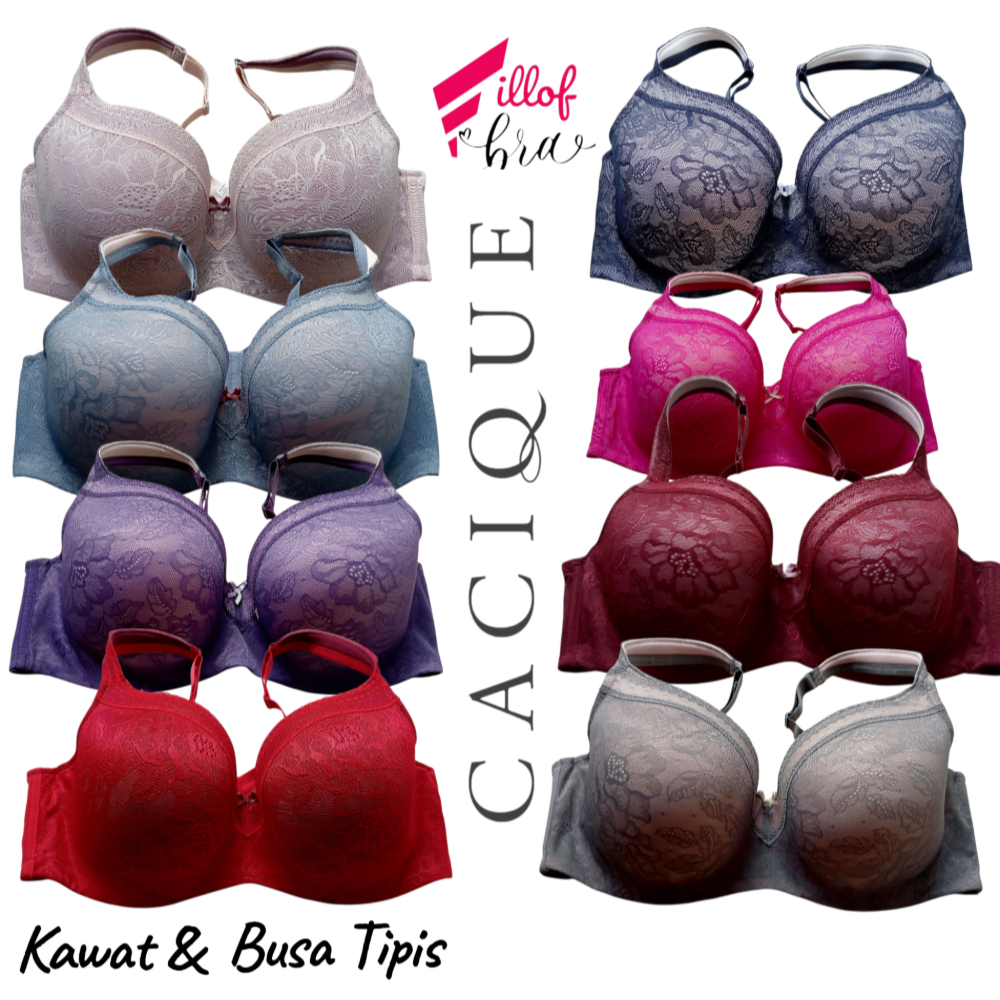 Cacique Bra Big Size Cup Lace