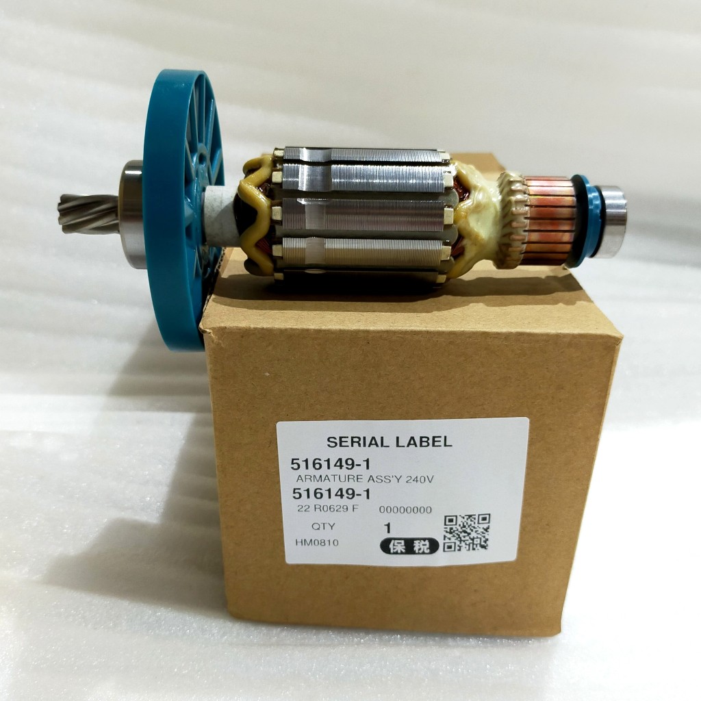 Makita 516149-1 Armature for HM0810TA 7.2 J Demolition Hammer 220V ORIGINAL
