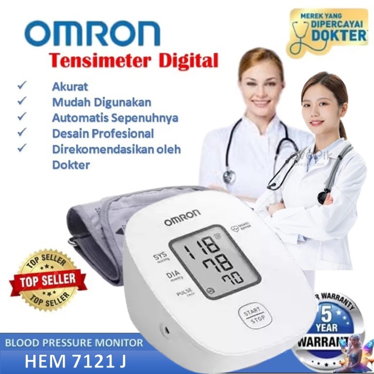 Tensimeter digital omron HEM 7121J / Omron tensimeter digital / tensi digital omron original