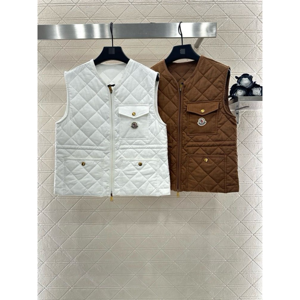 Jaket MON* Tanpa Lengan Wanita Rompi Hangat Bawah  Baru