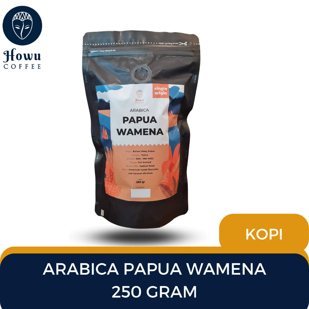 

Kopi Arabica Arabika Papua Wamena 250 Gram