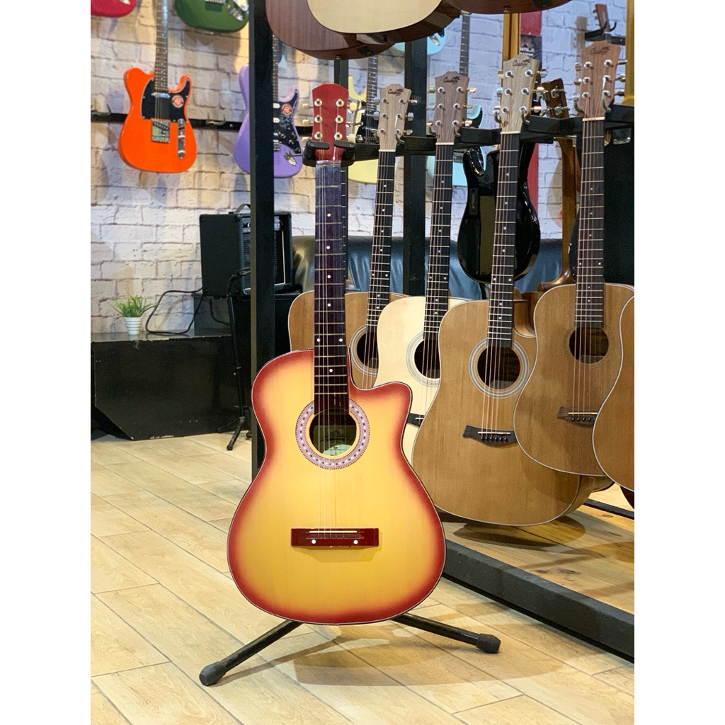 GITAR AKUSTIK PEMULA CUSTOM GRIP