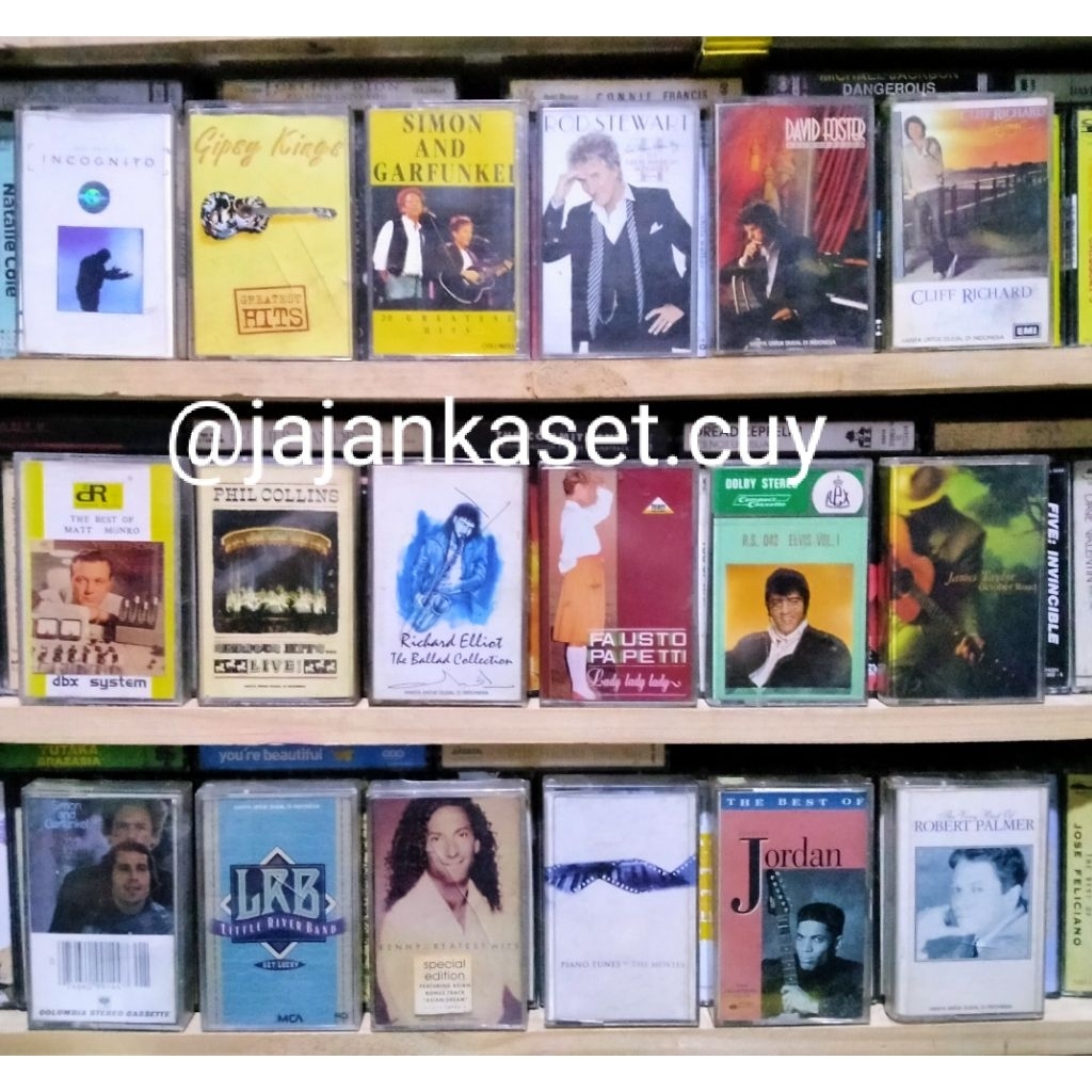 KASET PITA ORIGINAL BARAT INCOGNITO GIPSY KING ROD STEWART DAVID FOSTER PHIL COLLINS MATT MONTO BARA