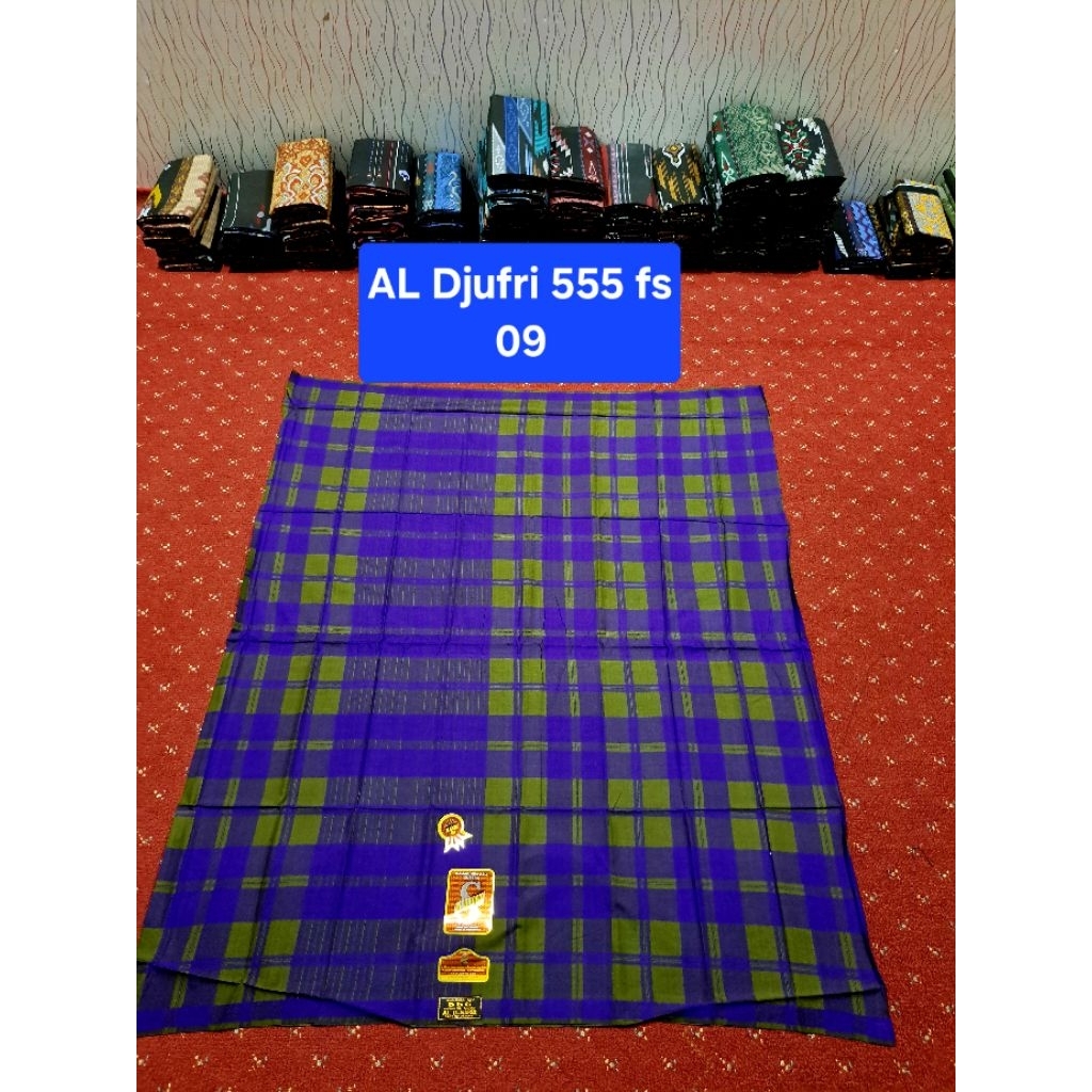 Sarung Tenun AL DJUFRI 555 100% Full Sutra Premium