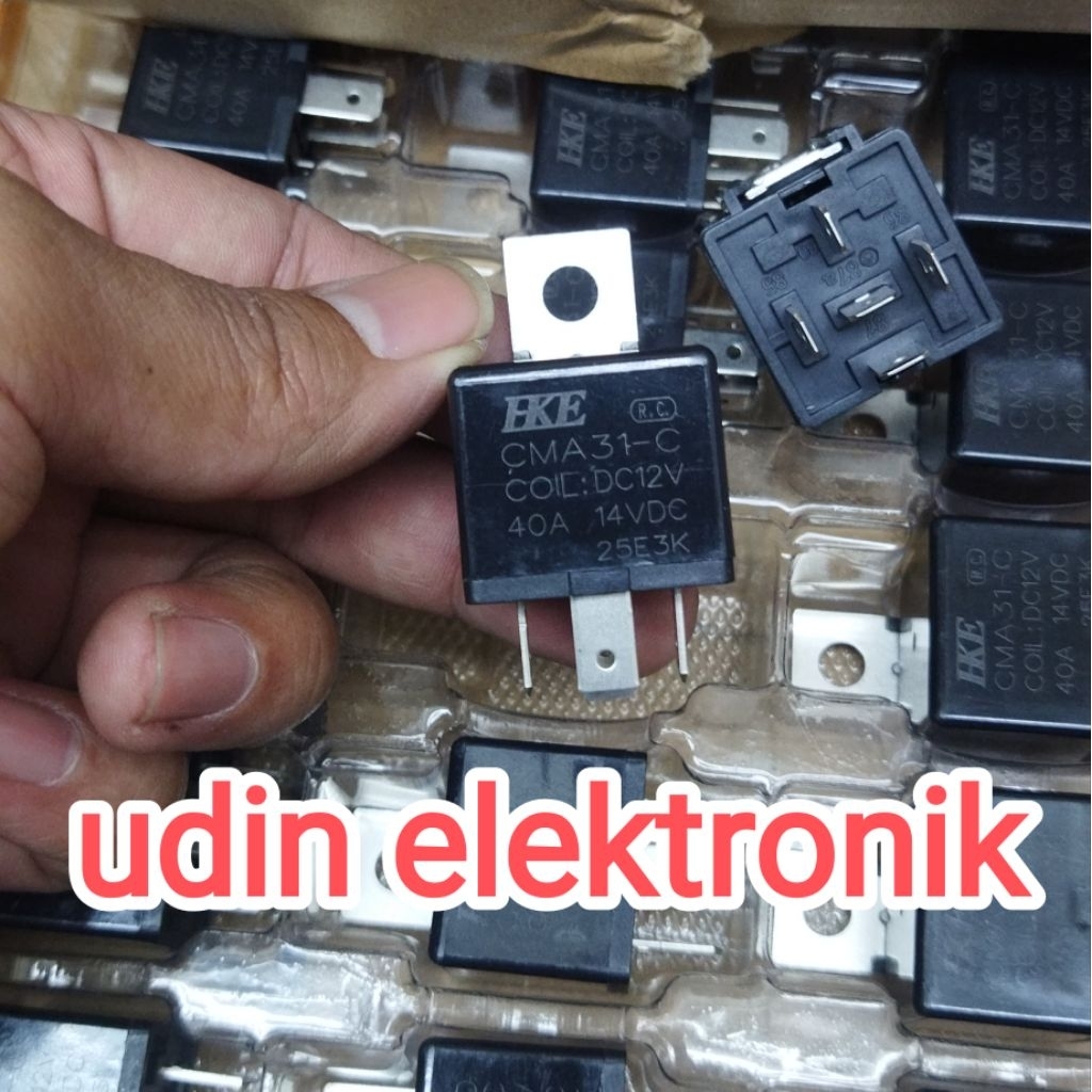 RELAY MOBIL HKE 5PIN 12Vdc 40A CMA 31-C COIL 12V