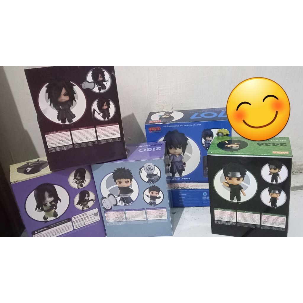 Figure Naruto Nendoroid ( Sasuke, Madara, Obito, Shisui, Orochimaru )