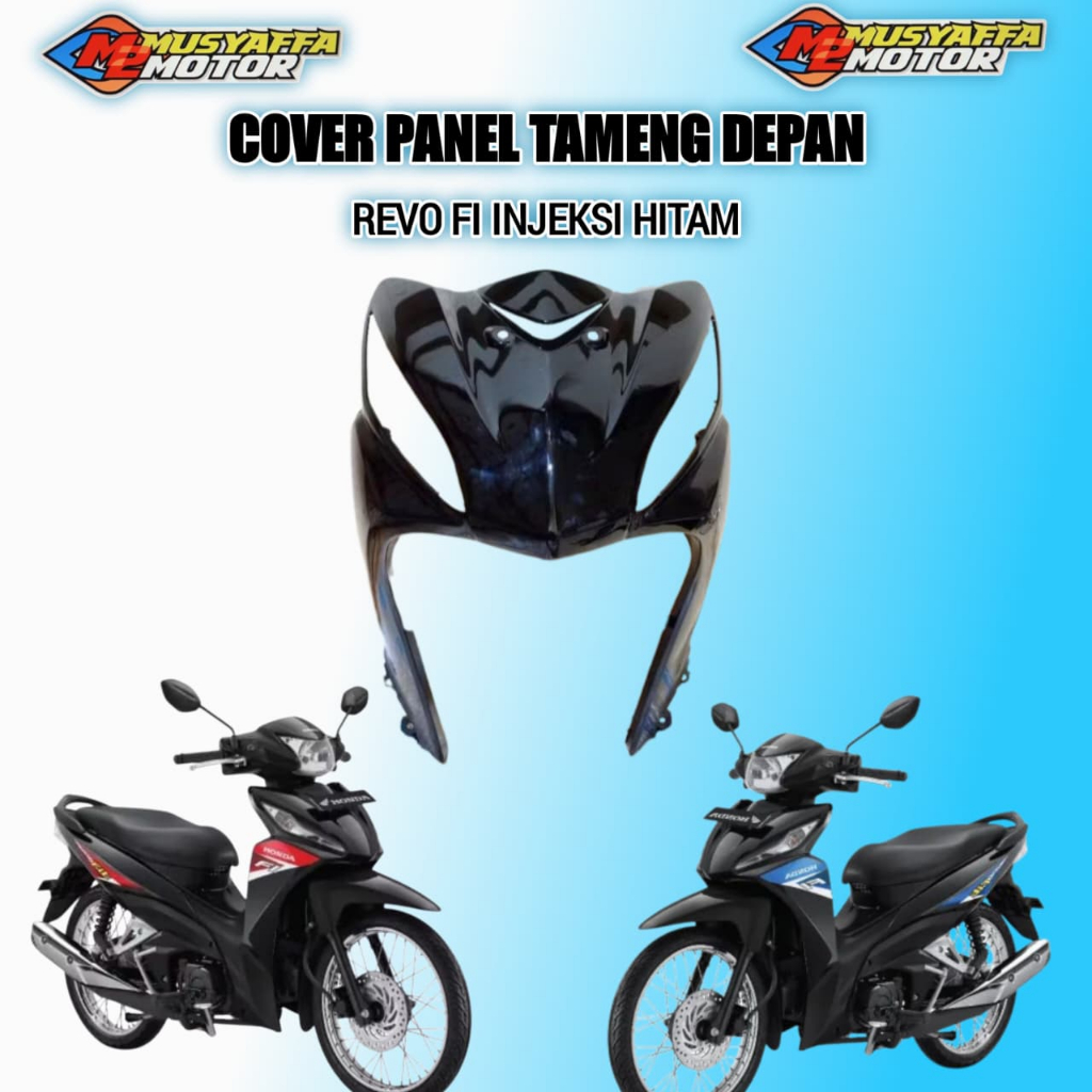 Tameng Body Depan Honda Revo Fit Fi Injeksi Hitam
