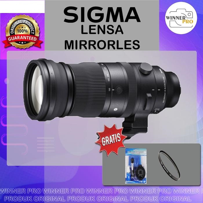 Lensa SIGMA 150-600mm F5-6.3 DG DN OS HSM Lensa Sport Lens For Sony