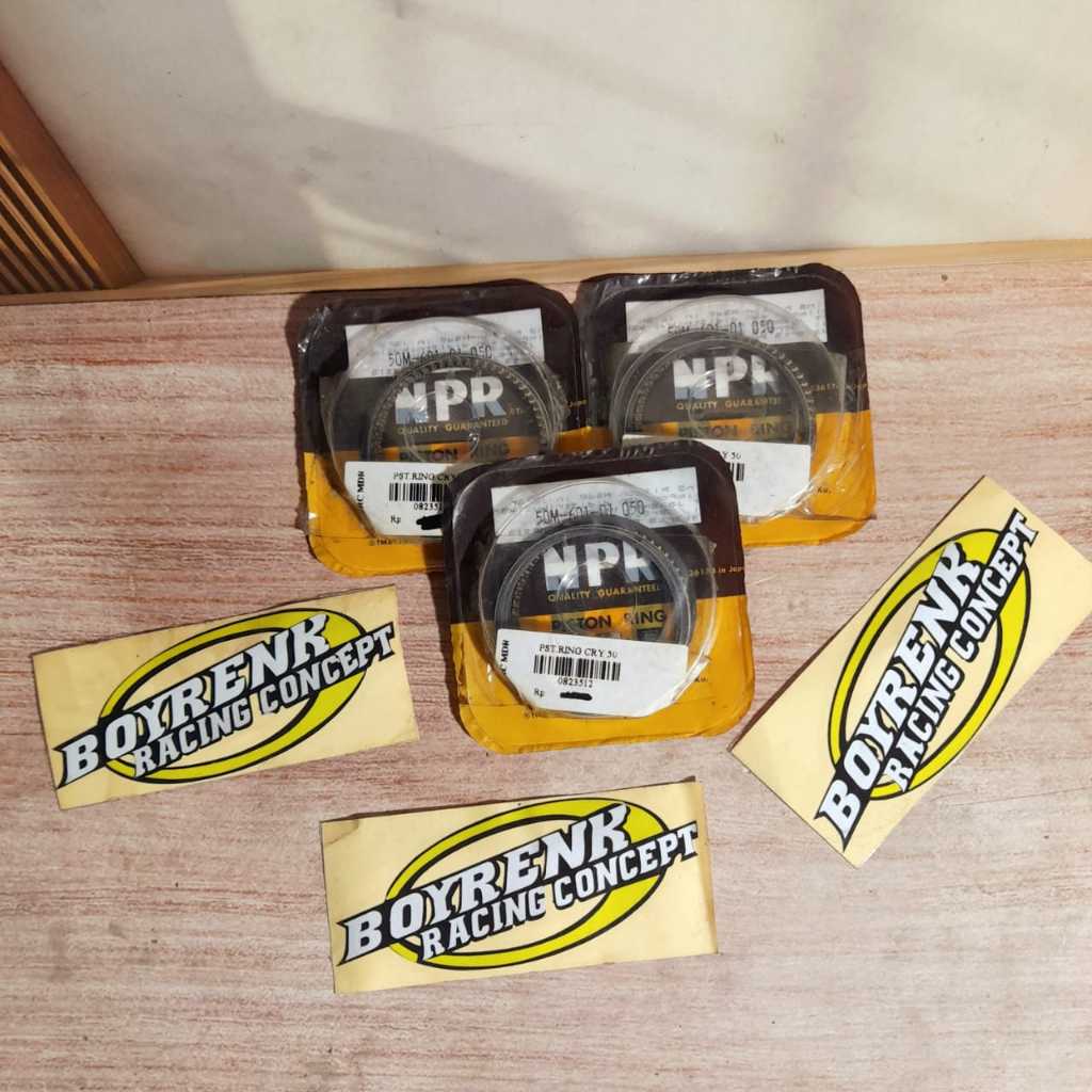 RING SEHER PISTON CRYPTON VEGA R LAMA NPP 50 KODE 5OM-601-00 - BOYRENK MADURA