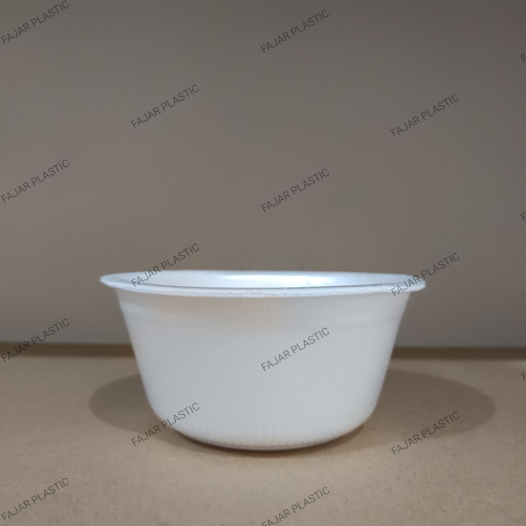 100 Pcs Mangkok Sterofoam KCS Tahan Panas - Mangkuk Styrofoam - Wadah Soto Bakso