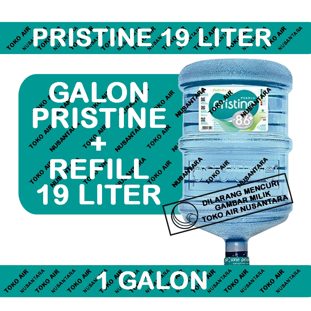 Pristine Refill Isi Ulang 19 L - Air Minum pH Tinggi