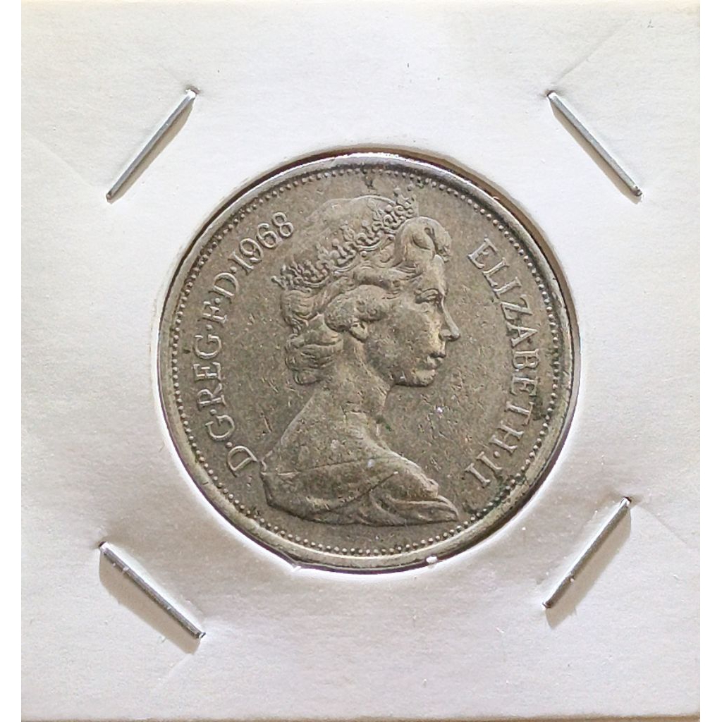 Koin Asing Inggris 10 Pence