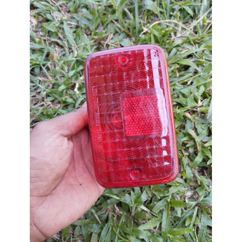 cover mika stoplamp original yamaha rx 100,dt100