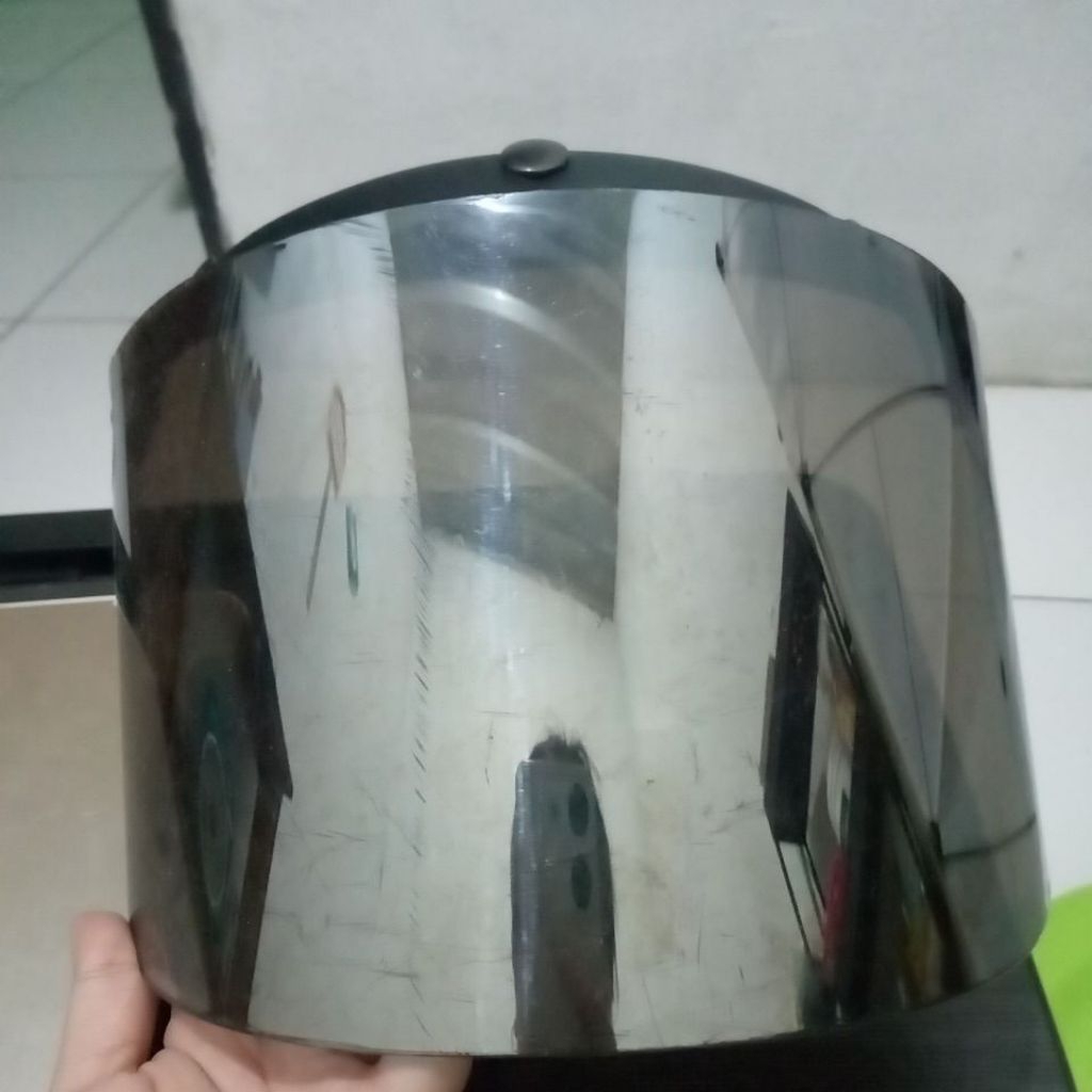 [preloved] Visor flat osbe gp7 silver