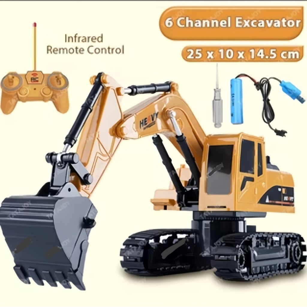 Excavator Remote Control 6 Ch, Truck Pasir, Truck Molen