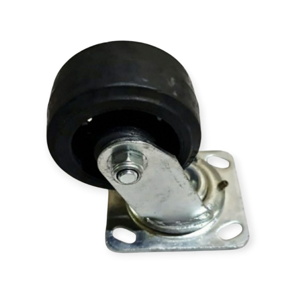 Roda Troli Karet Heavy Duty 4 Inch Hidup