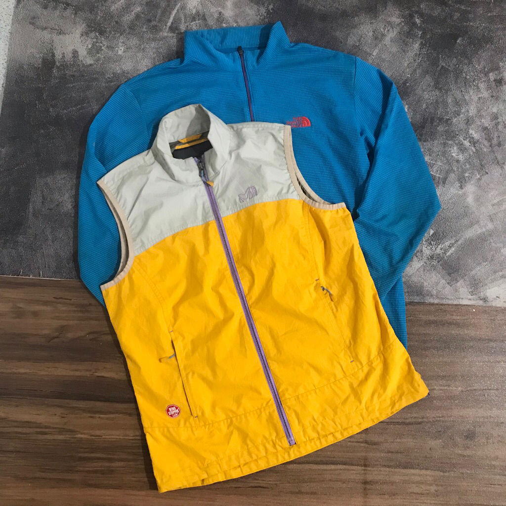 rompi dan baselayer tnf second