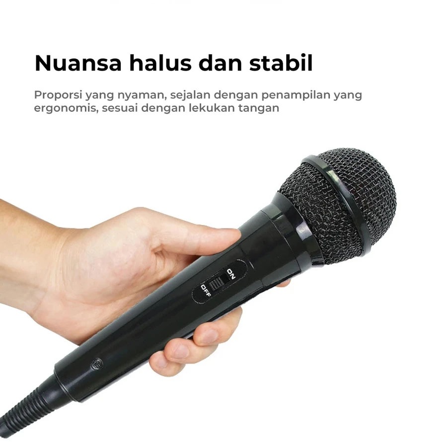 [ COD ] ✓ Microphone DYNAMIC // Mic Kabel Karaoke / Mic Kabel Suara Jernih // Mic Colokan Besar