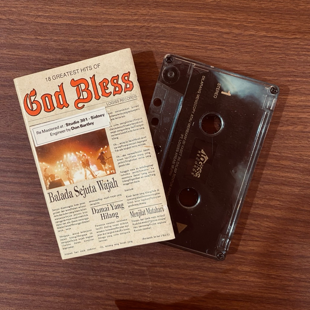KASET PITA GOD BLESS - 18 GREATEST HITS OF GOD BLESS