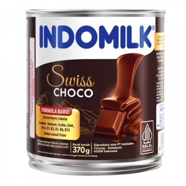 

Indomilk Krimer Kental Manis Swiss Choco Kaleng 370g