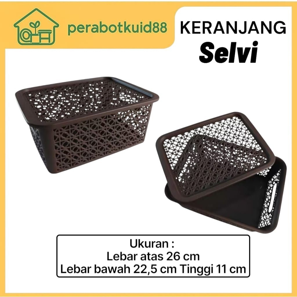 KERANJANG PLASTIK KECIL SERBAGUNA