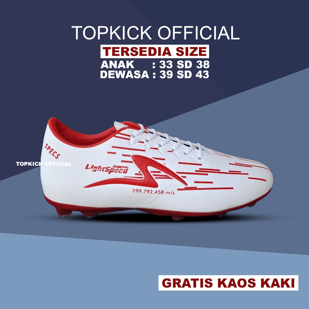 BISA COD Sepatu Bola Anak & Dewasa Specs LightSpeed Reborn Best Seller Grade Ori Laki-laki