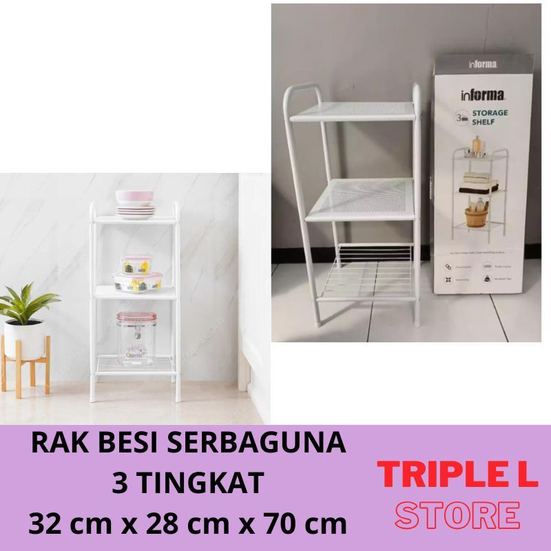 INFORMA Rak Besi Serbaguna Rak  Dispenser Rak Rice Cooker Magic Com Rak dapur Minimalis