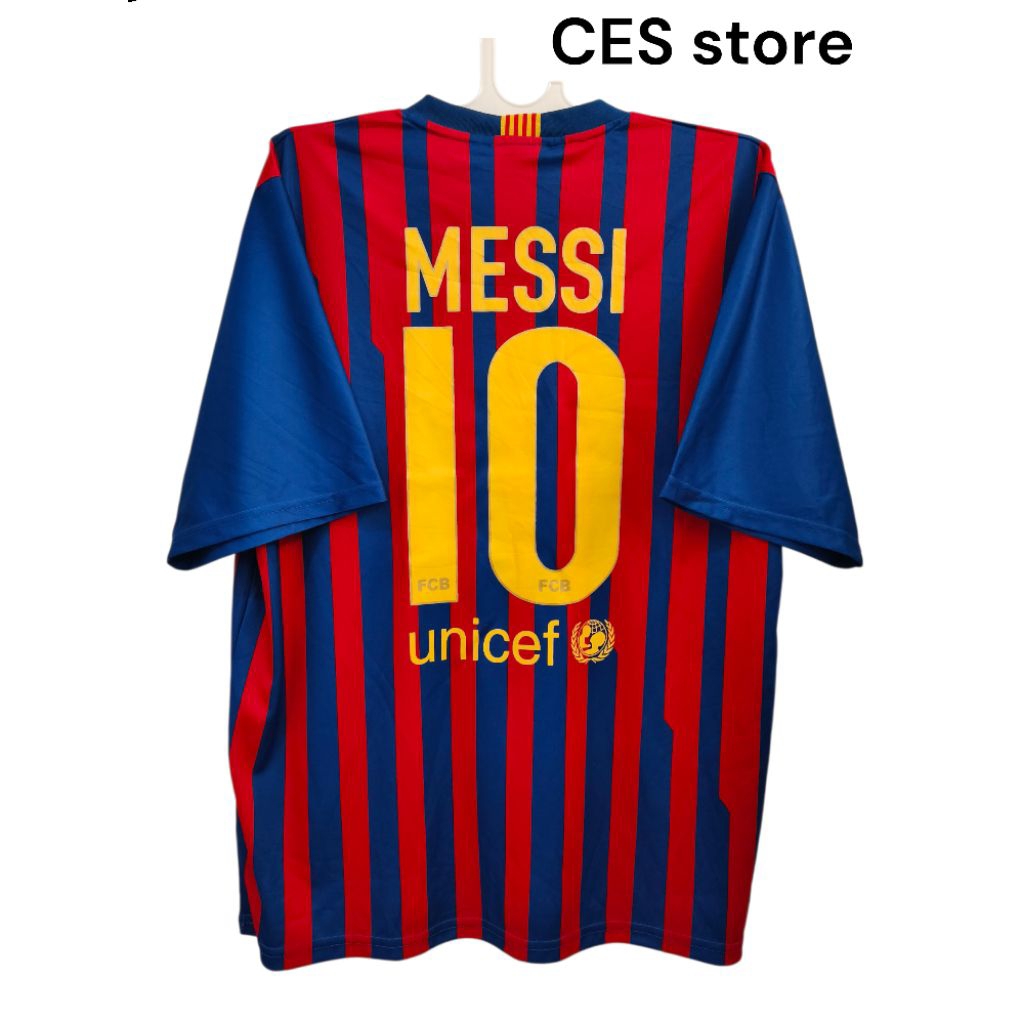jersey baju bola retro sport olahraga barca barcelona home messi