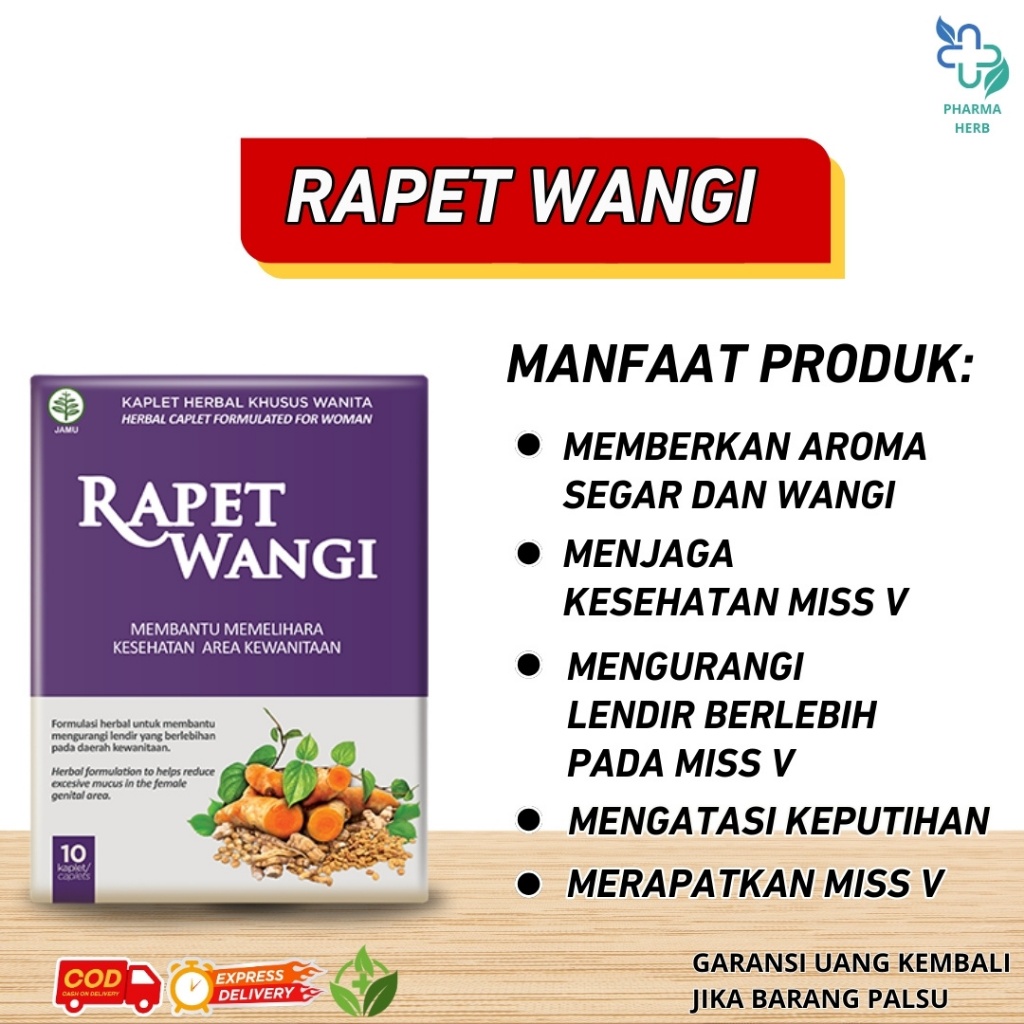 Rapet Wangi Perapat Miss V Mengencangkan Miss V Memberi Aroma Segar Pada Miss V Alami BPOM Asli