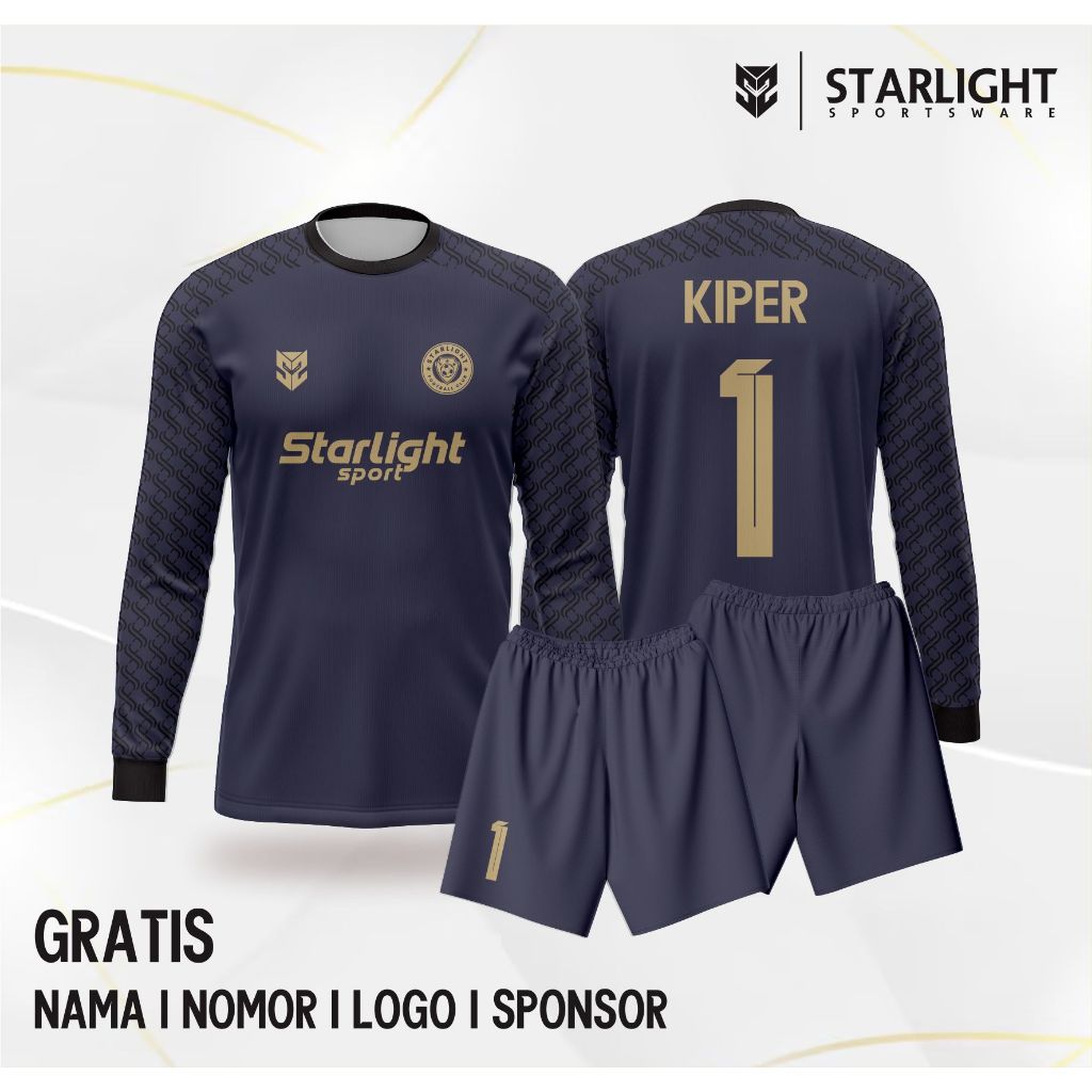JERSEY LENGAN PANJANG KIPER SEPAK BOLA FUTSAL PRINTING CUSTOM
