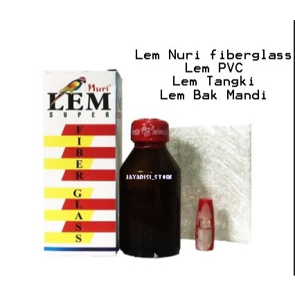 Lem Resin Nuri Daya Rekat Kuat Lem Tangki PVC Super FiberGlass Glue Power