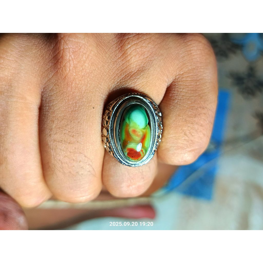 peromo batu akik pancawarna garut latar edong