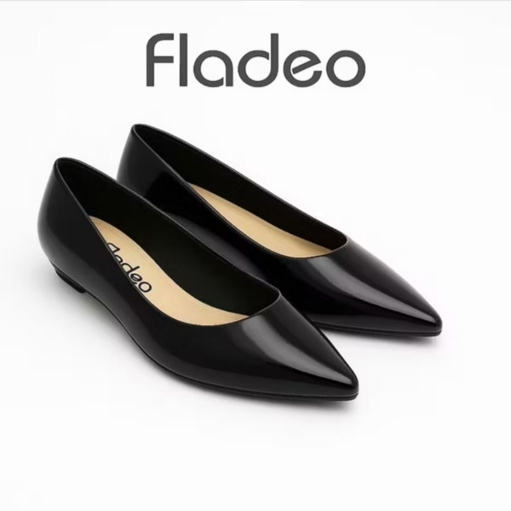 Sepatu FlatShoes Wanita Fladeo Model Polos Terbaru Kekinian Flat