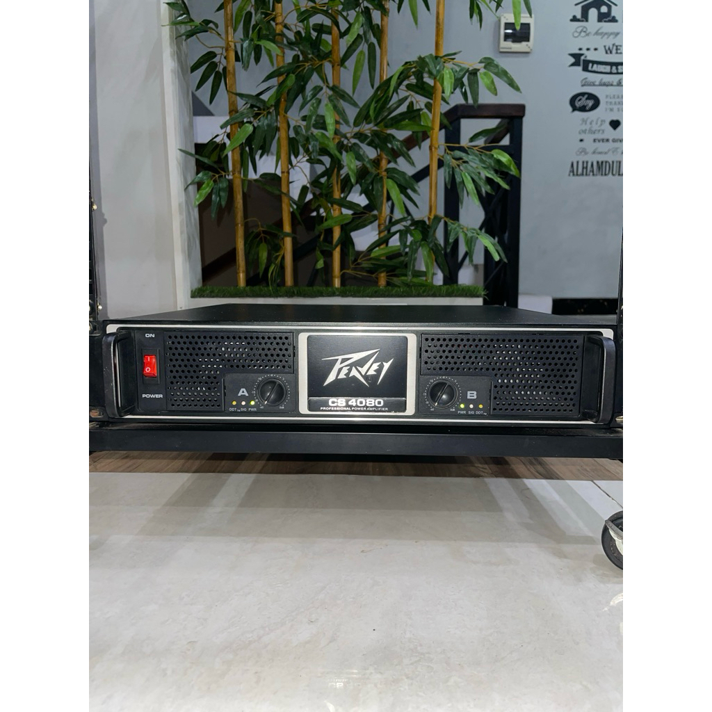peavey cs 4080 power amplifier mixer
