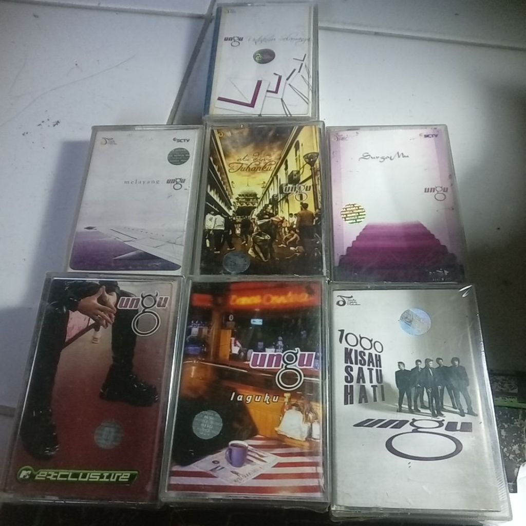 Album  complete  BAND  UNGU KASET PITA BONUS CD