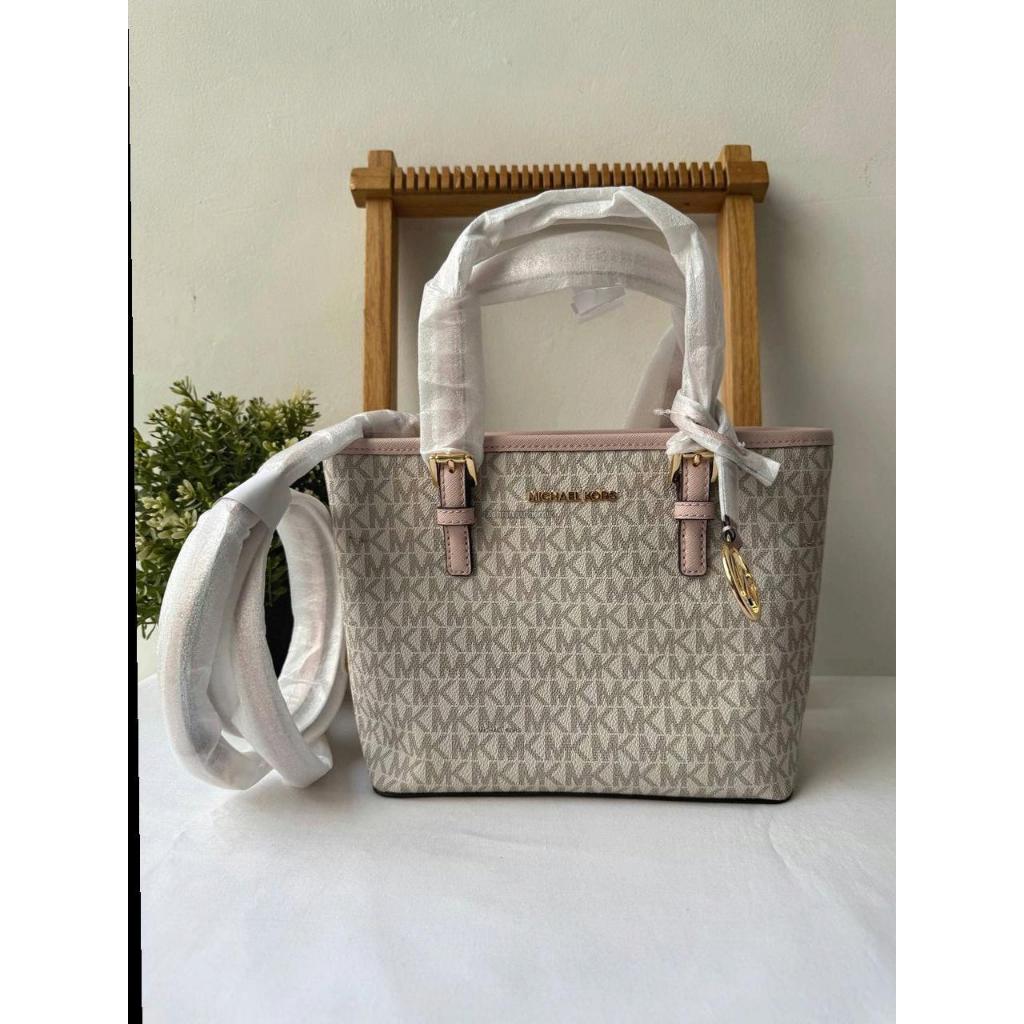 Mk Jet Set Travel Xs Carryall Convertible Tote Powder Blush Multi