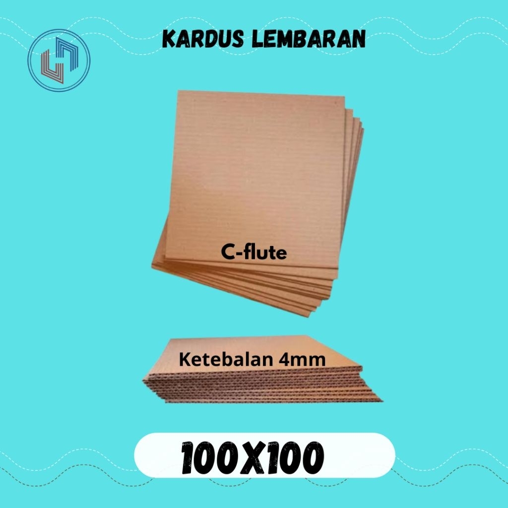 

Karton Kardus Lembaran/Bahan Lembaran/Dus Lembaran 100x100 cm Polos