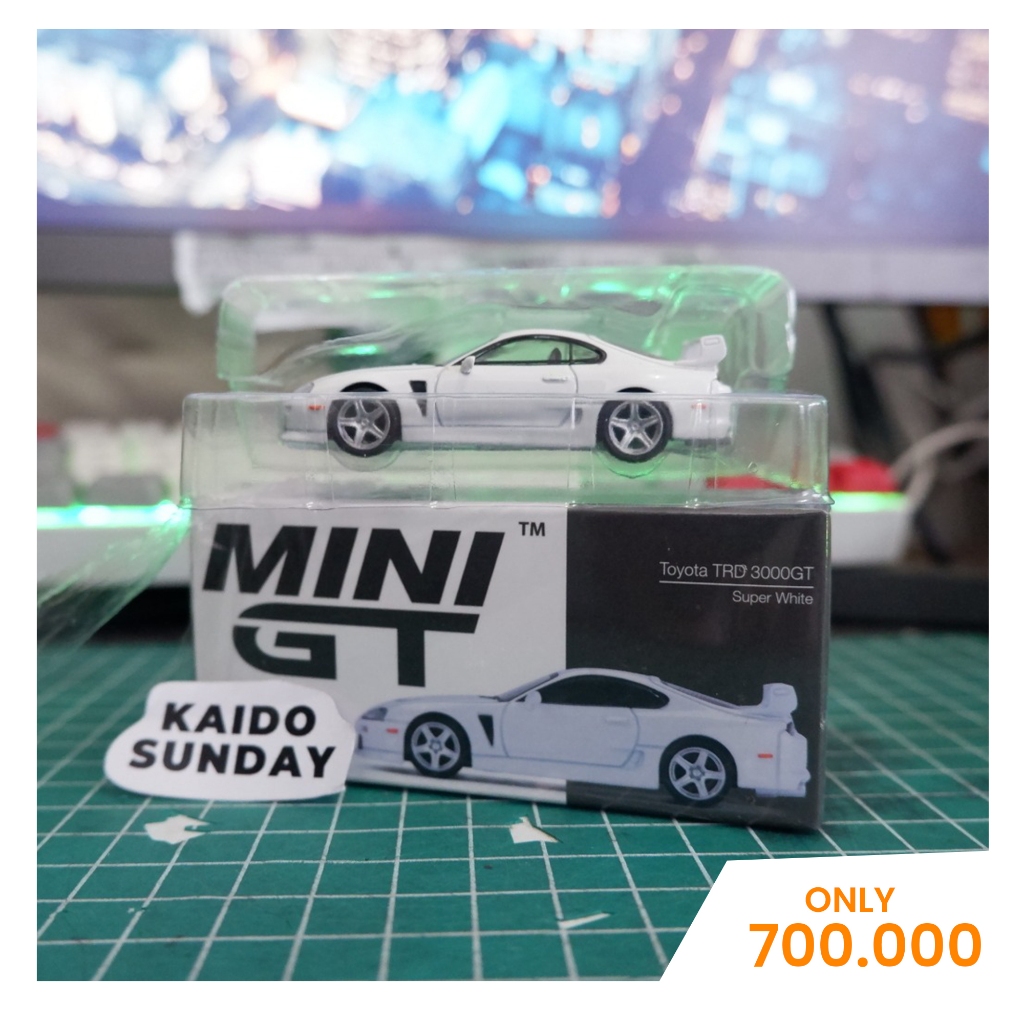 Mini GT #259 Toyota TRD 3000GT Super White 1:64 Box Version ‒ Open Seal minigt putih supra