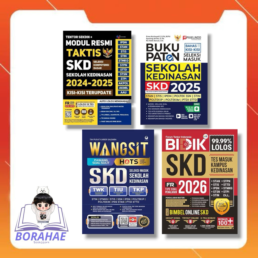 BUKU MODUL RESMI SEKOLAH KEDINASAN 2024-2025 | BUKU WANGSIT SEKOLAH KEDINASAN | BUKU PATEN SEKOLAH K