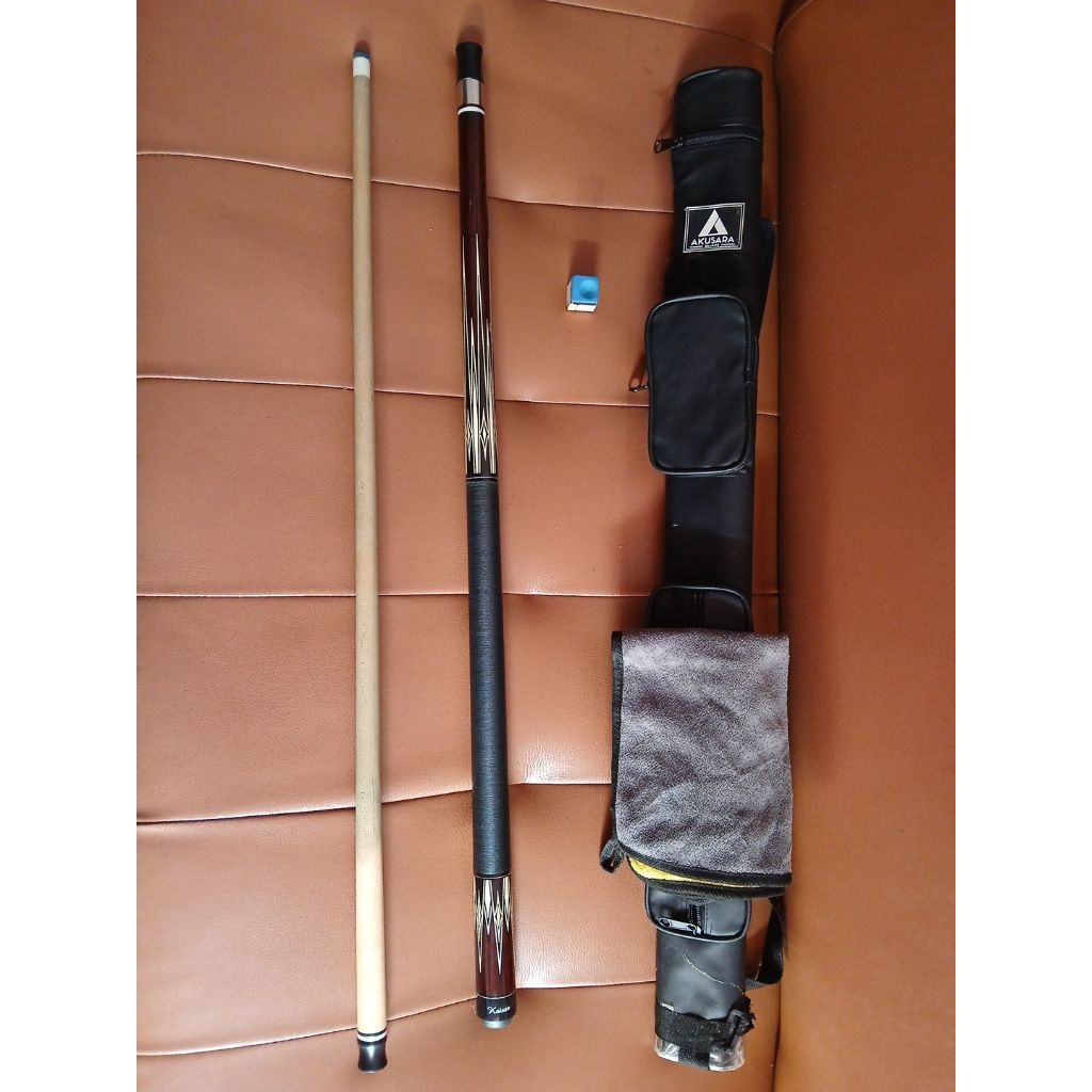 Preloved Cue Stick stik billyard billiard Kaiser K062D plus tas