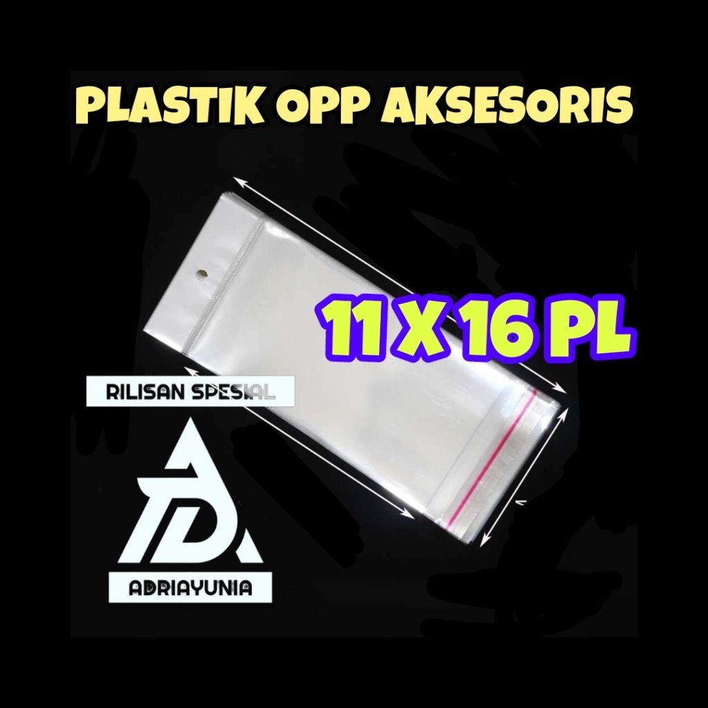 Plastik Opp 11x16 Stationery & Aksesoris - Plastik Opp 11 x 16 Display - Perlis - Sticker - Souvenir