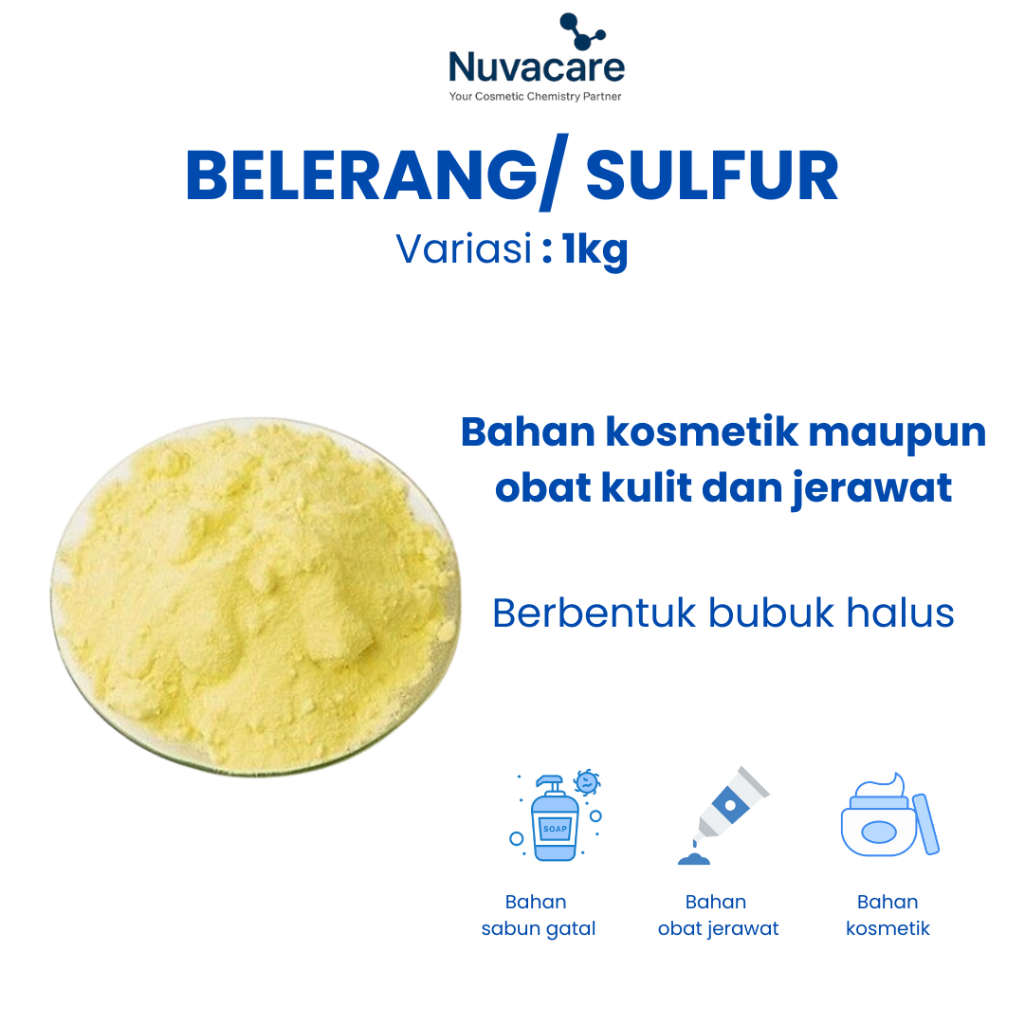 Belerang Bubuk 1kg/ Sulfur bubuk 1kg