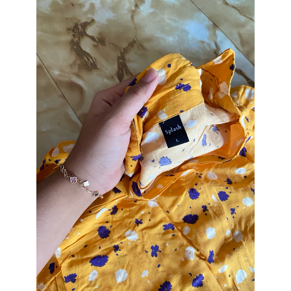 preloved kemeja rayon brand splash