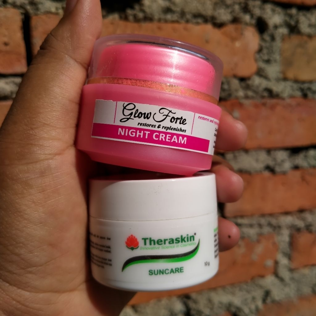 (NEW FORMULA) DOUBLE GLOW FORTE BARU PAKET HEMAT SIANG DAN MALAM NORMAL// UNTUK KULIT NORMAL