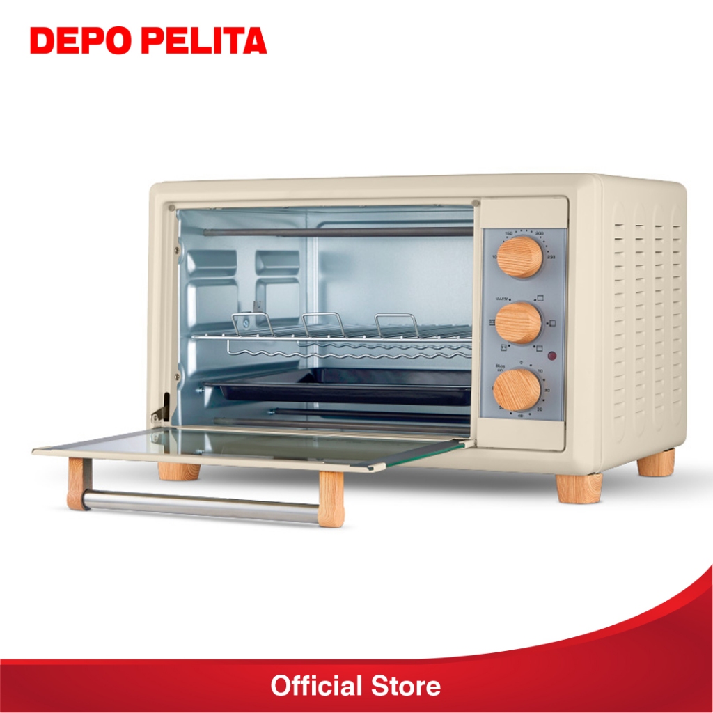 Oven Listrik KIRIN KBO-200 Kapasitas 20 Liter Oven Low Watt