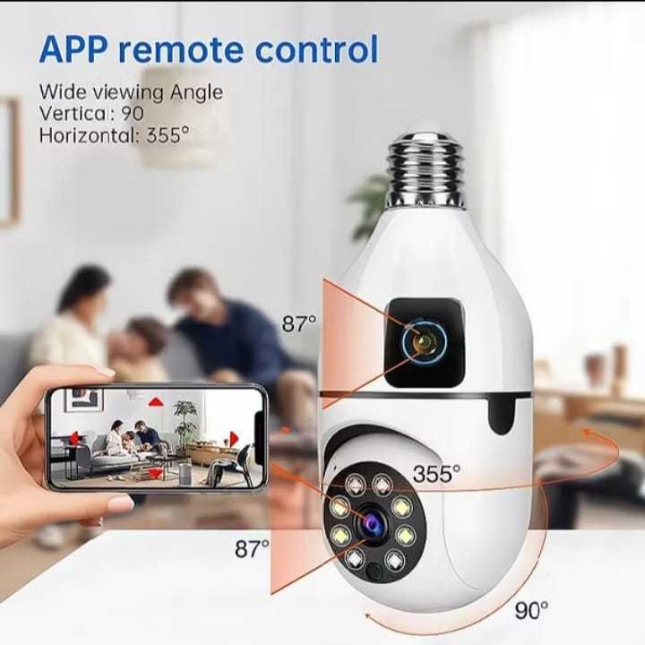 B17 Kamera pengawas BOHLAM CCTV PEREKAM ORI 100% DUAL KAMERA WIFI INTERNET keamanan  PTZ  HD 1080
