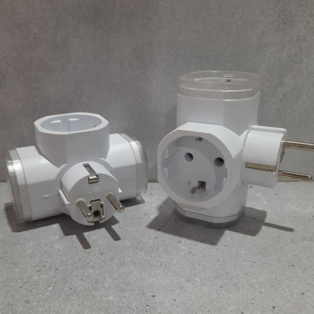 LUMMENT  Steker T multi arde, warna putih