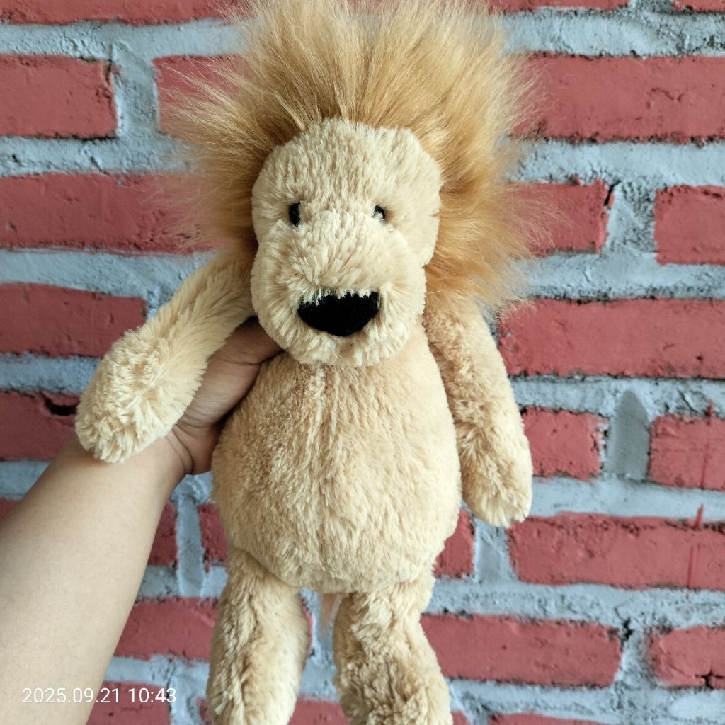 BONEKA JELLYCAT BASHFUL LION - MEDIUM - HUGE
