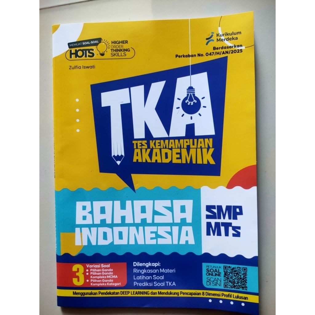 buku TKA bahasa indonesia SMP/MTs